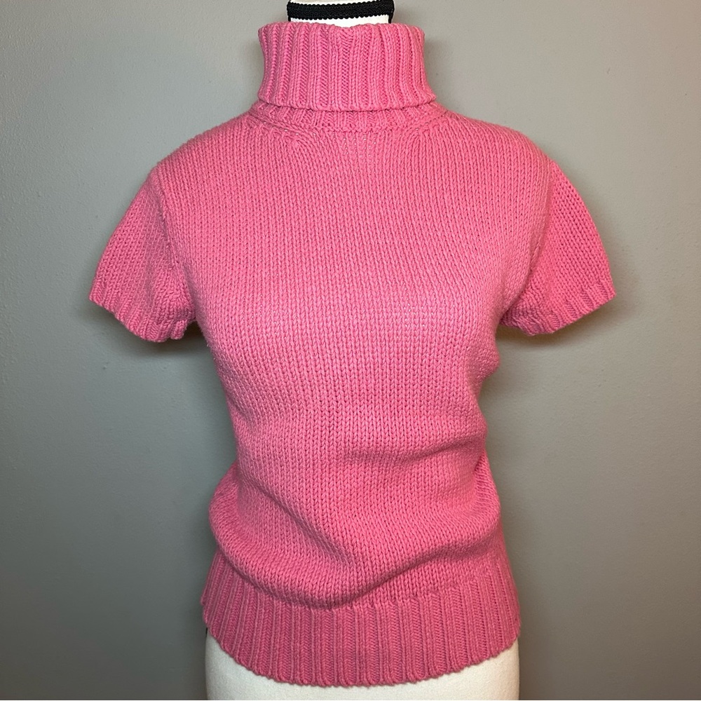 GAP Pink Short Sleeve Sweater